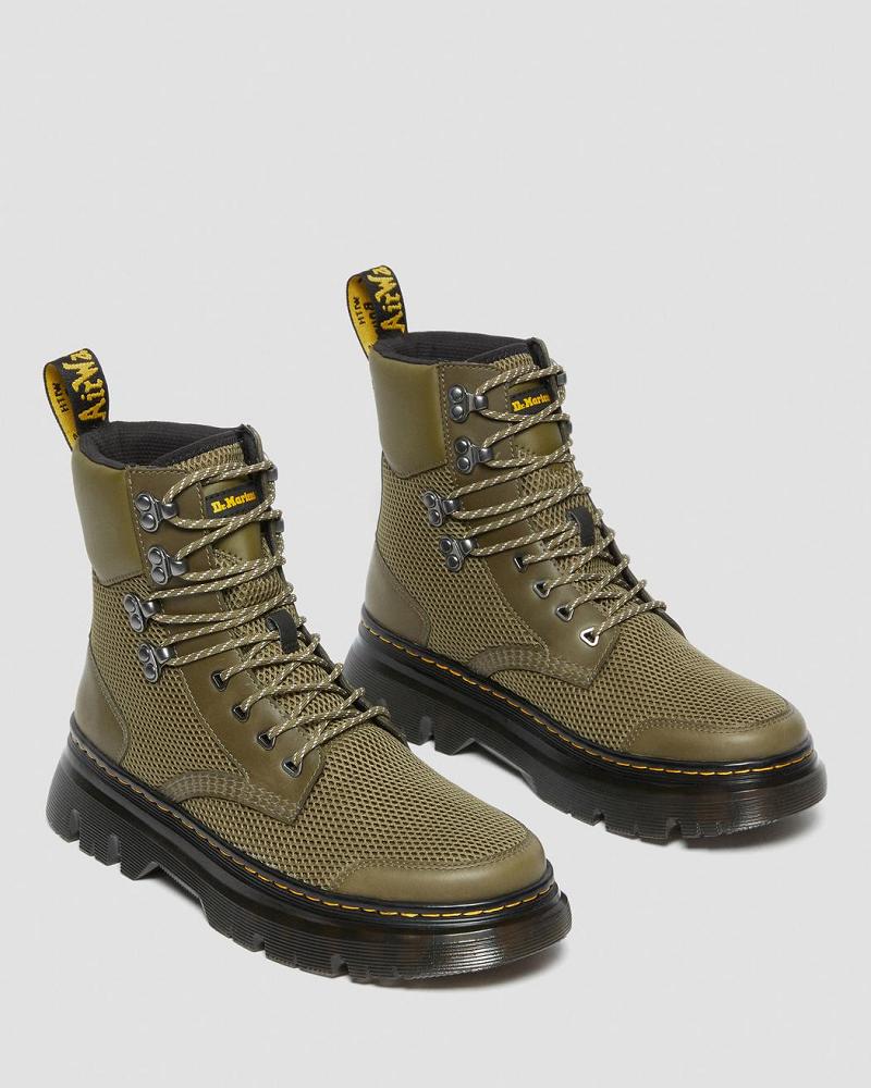 Botas Casuales Dr Martens Tarik Puntera Guard Mujer Verde Oliva Arena | MX 672JPQ